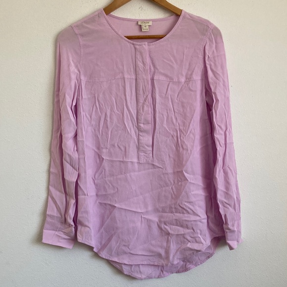 J‎ Crew Light Purple Blouse XS - Picture 2 of 7